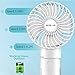 OPOLAR Battery Operated Handheld Fan with 5200 mAh Power Bank, Personal Fan with 5-18 Hours Running Time,3 Setting, Strong Wind, Quick Charge, for Travel, Camping and Outdoor Activities