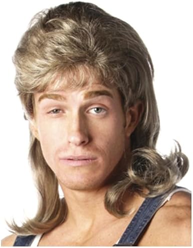 blonde mullet