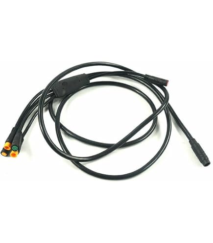 60cm Ebike Julet 9 Pin Motor Extension Cable Waterproof Female To