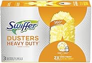 Swiffer 360 Heavy Duty Dusters Refills for Multi Surface Cleaning, 3 Count