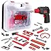 Kids Pretend Play Tool Kit for Boys Construction Toy Tool Sets in Sturdy Case, Kids Electric Power Drill Tools