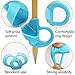 10 PCS Pencil Grips for Kids Handwriting for Preschool, Silicone Ergonomic Pen Pencil Training Grips Writing Aid Pencil Grip for Left Handed Kids and Right Handed Kids