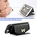 LAMEEKU iPhone 7 Plus Wallet Case, iPhone 8 Plus Crossbody Cell Phone Bag, Shockproof iPhone 7 Plus Card Holder Case,Protective iPhone 8 Plus Leather Case with Crossbody Chain Wrist Strap 5.5