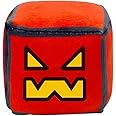Shopular 4.7” Geometry Cube Plush Toys Stuffed Plushie Doll Small Pillow Pendant Game Cute Kids Fans Collection Birthday Gift (Red B)