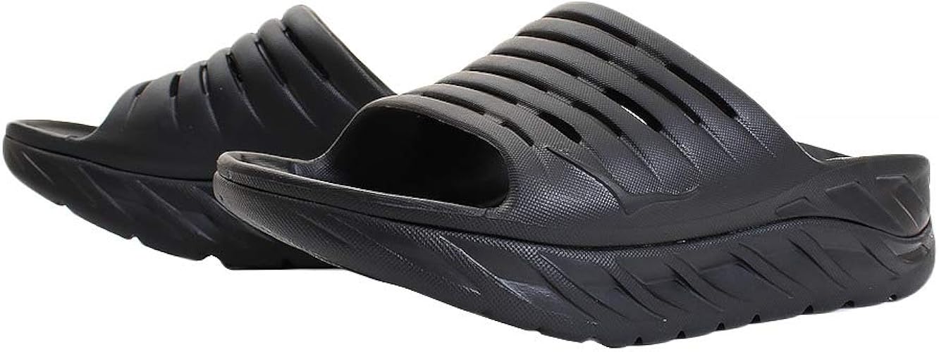 Hoka One One Ora Recovery Slide Sandals Women's Black/Black 2019 Running Shoes Amazon.de