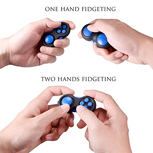 Fidget Toy Dice Anti Anxiety Depression Cube Relief Stress Hand Shank Pad Fitness Exercise for Children Teen Adults, Cool Creative Gift,Colorful