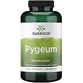 Swanson Pygeum - 400mg Herbal Supplement for Male Prostate Health - Supports Bladder and Urinary Tract Health - 120 Capsules