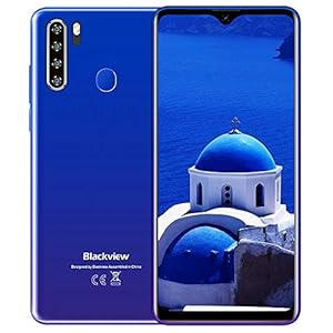 Mobile-Phone-Blackview-A80Plus-4G-Smartphone-SIM-Free-Phones-Unlocked-4GB64GB-Android-10-Phone-649-inches-Waterdrop-Screen13MP-Quad-Camera4680mAh-NFC-FaceFingerprint-Unlock-Blue Blackview Mobile Phone, A80Plus 4G Smartphone SIM Free Phones Unlocked, 4GB+64GB, Android 10 Phone, 6.49 Inches…