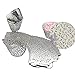 GOLF 100Pcs Cupcake Wrappers Artistic Bake Cake Paper Filigree Little Vine Lace Laser Cut Liner Baking Cup Wraps Muffin CaseTrays for Wedding Party Birthday Decoration (Silver)