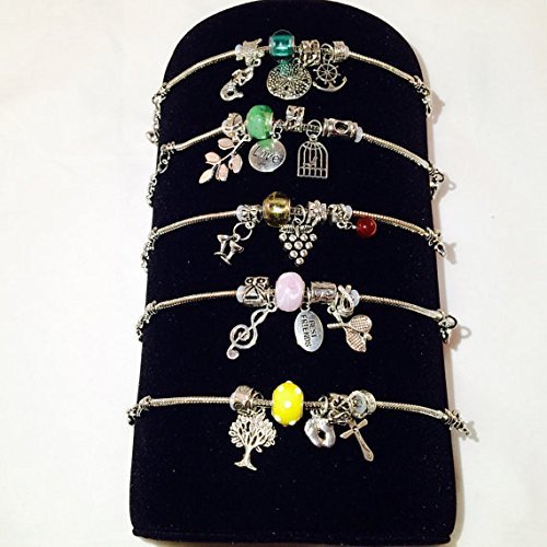 CHARM Bracelet comes with 3 charms 1 colored bead and 3