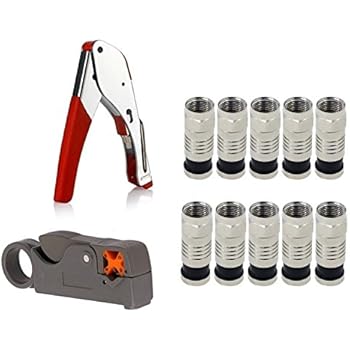 coaxial kit wire RG6 Crimper Compression Kit RG59 for Coaxial Cable Coax