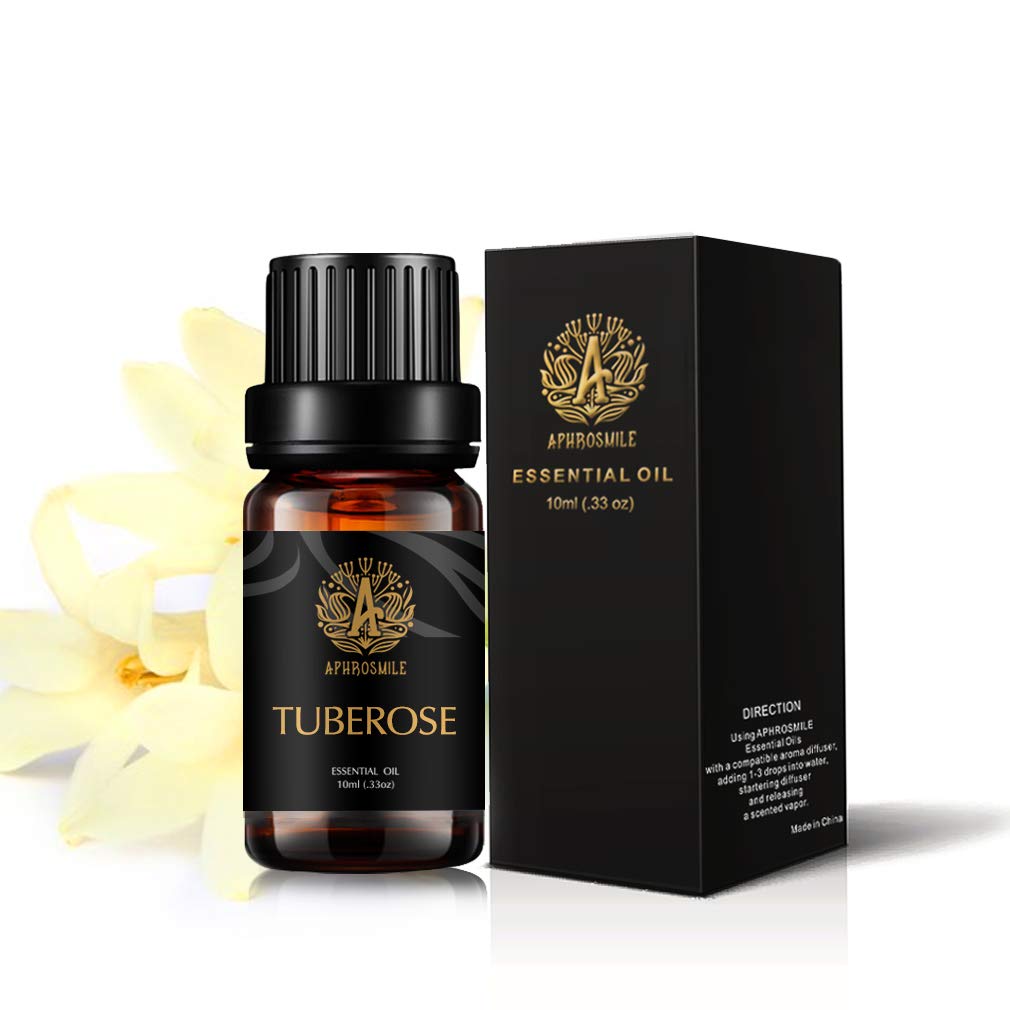 Jasmine Essential Oil for Vaporizer, 100% Pure Jasmine Essential Fragrance Oil, Humidifier and Household Use 10ml Jasmine Fragrance Oil for Soap Making