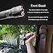 KENO Rechargeable LED Flashlight with 12/24V Car Cigarette Lighter Charge, 300Lumen Outdoor Vehicles Survival Tool, Bright Portable Emergency Car Flashlight/Torch with 16340 Battery Included