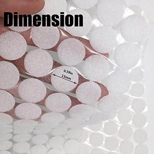 2 1000pcs+adhesive+0+59in+Diameter+Adhesive