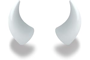 Helmet Flair MagNeatOhz Large Devil Horns for Helmet | Made in USA | Magnetic & Interchangeable Horns for Motorcycle, Bike & Ski Helmets - Pair