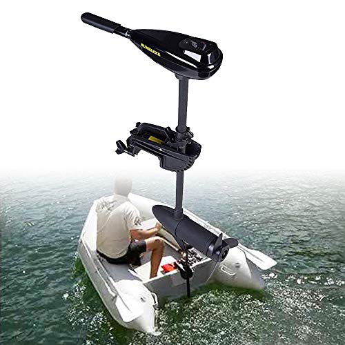 NOPTEG New 58LB Inflatable Boat Electric Trolling Motor Fishing Marine Outboard Engine(L-58LBS)