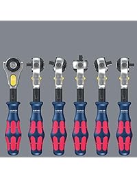 Wera 227701 Red Bull Racing Zyklop velocidad Ratchet 1/4" Disco Métrico Set