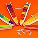 Adorox Set of 6 Holidays and NEW YEAR'S EVE Vibrant Bright Colors Hanging Paper Fans Rosettes Party Decoration for Holidays 8