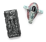 Star Wars Magnet Set - Han Solo in Carbonite & Slave 1 - by ThinkGeek