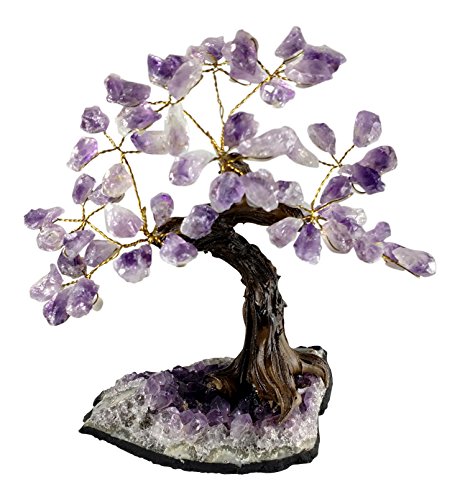 Amethyst gemstone tree - m - 5.5"h