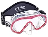 Oceanic Accent Scuba Snorkeling Dive Mask, Pink, Standard