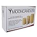 Mooncandles - Vanilla Scented Wax Candles with Colour Changing Remote Control (4'', 5'', 6'' inch Candles)