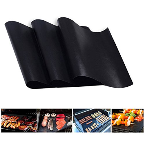 WJSYSHOP BBQ Grill Mats Set Of 3
