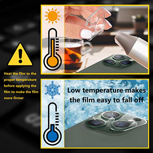 UniqueMe [2 pièces] Verre trempé (6,1 Pouces) et [2 pièces] Caméra Arrière Protecteur pour iPhone 11 [Dureté 9H] [sans Bulles] Anti-Rayures avec Un Service après-Vente Parfait.