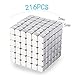 LIKEE 216 Pieces Magnetic Building Block Toys Magnet Sculpture Intelligence Learning Toys - Office Toy & Stress Relief for Adults