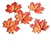 400 Assorted Mixed Fall Colored Artificial Maple Leaves for Weddings, Events and Decorating