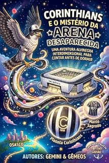 Livro O Corinthians e o Mistério da Arena Desaparecida: Uma Aventura Alvinegra Interdimensional para Contar Antes de Dormir