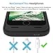 iPhone 7 Battery Case, (Apple Certified), Press Play Nero iPhone Portable Charger Slim Charging Case 4600mAh Extended Battery Pack Power Cases Juice Cover (Black)