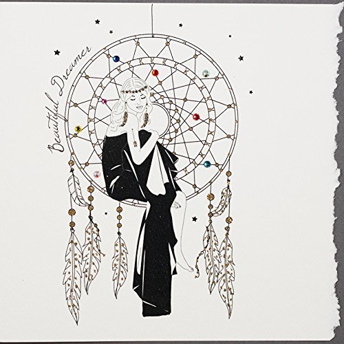 Beautiful Dreamer - Handmade Open Greeting Card - S11