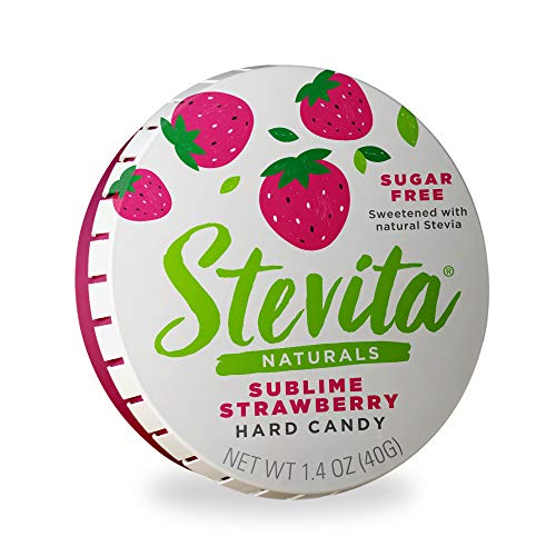 Stevita SteviaSweet, Sublime Strawberry 1.4 oz SugarFree Hard