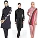 YEESAM Muslim Swimwear Women Islamic Hijab Modesty Modest Swimsuit Costume