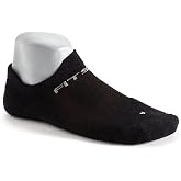 Fitsok F4 No Show Sock, 3-Pack (Black, Medium)