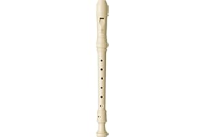 FLAUTA DULCE SOPRANO - Yamaha (YRS24B) DO,Didigitacion Barroca,Est.,resina ABS, 3 Piezas, color Marfil