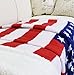 Catalonia Patriotic US Flag Blanket, American National Flag Throws, Sherpa Fleece Reversible Blanket for Couch Bed Decor, 4th of July Citizenship Veteran Presidents' Day Gift