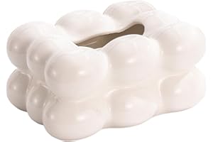 Square Tissue Box Cover,Aesthetic Cotton Candy Design Organizer - Decorative Tissue Box Cover | for Living Room Office Desk C