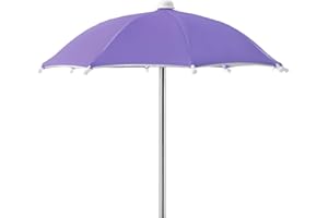 GNODRY Squirrel Picnic Table Feeder Replacement Mini Umbrella for Outside (Purple)