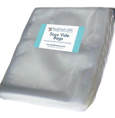 Click Here to See More Images PackFreshUSA Gallon Sous Vide Vacuum Sealer Bags (25)