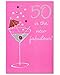 American Greetings 50th Birthday Card for Her (50 Is The New Fabulous) primary