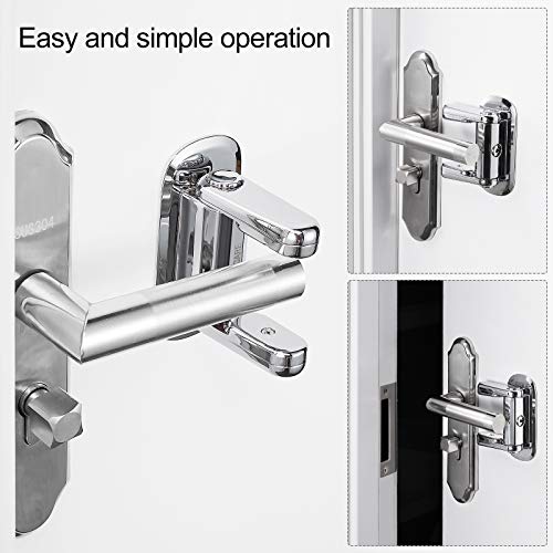 BBTKCARE Door Lever Lock Easy DIY InstallationWidely Compatible with