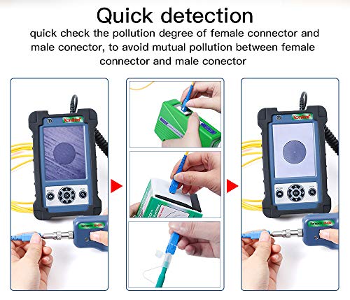 51pawI52UUL 400x Fiber Optic Video Inspection Probe and Display KomShine KIP-600V, Fiber Optic Inspector,Fiber Optic Scope 400… - Image 7