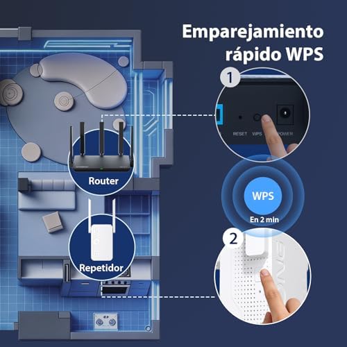 Repetidor BE3600 WiFi 7, Amplificador WiFi de Dupla Banda