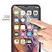 BodyGuardz - Pure 2 Edge Glass Screen Protector for Apple iPhone Xs/X, Ultra-Thin Edge-to-Edge Tempered Glass Screen Protection