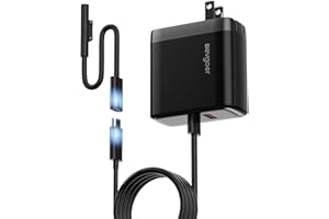 65W Surface Pro Charger,Microsoft Windows Surface Charger for Surface Pro 3/4/5/6/7/8/9/10/X Power Adapter,Compatible for Bot