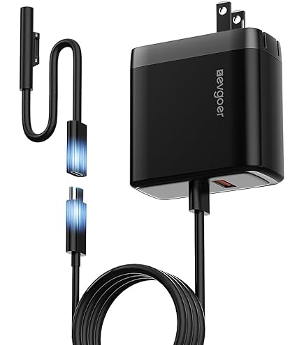 Surface Pro Charging Adapter, Magnetic USB C Female Adapter