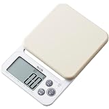 タニタ はかり スケール 料理 洗える 2kg 0.1g ホワイト KJ-212 WH