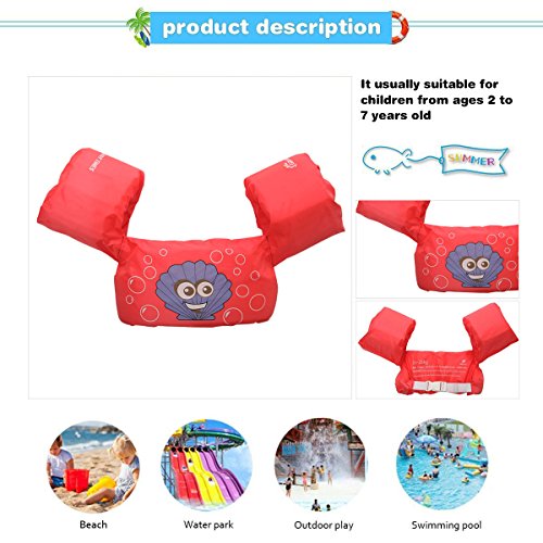 IvyH Kids Swim Vest - Children Floating Vest Swim Jacket Swimming Training Toddlers Swimming Aid